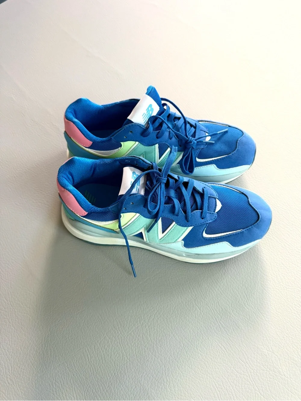 New Balance Grade School 57/40 Sneakers Serene Blue Surf Youth Big Kids 7 Men 40